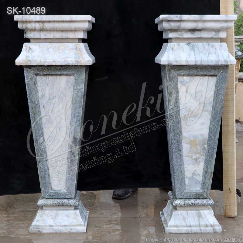 Factory Supplier High Quality Vintage Marble Pedestals for Sculpture and Statue for sale 