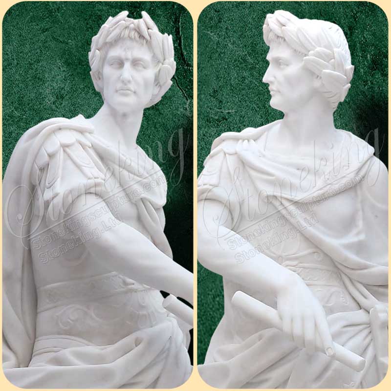 Famous Marble Life Size Julius Caesar Statue for sale SK-10023