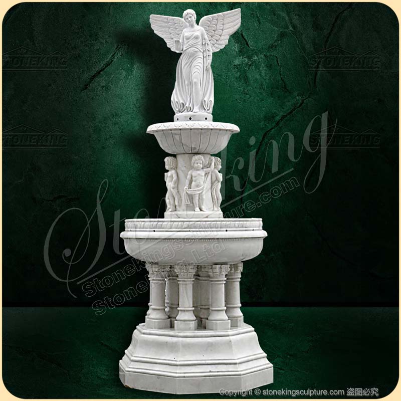 andscaping White Marble Garden Fountains for your Home Courtyard for sale SK-10180