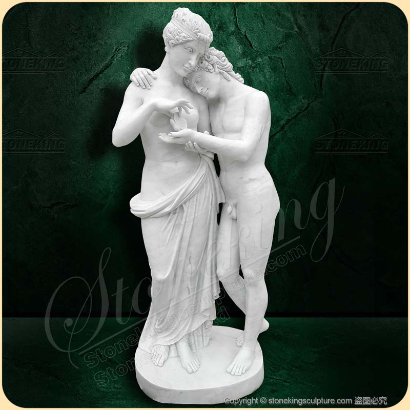 Famous Neoclassical Sculpture Standing Cupid and Psyche Marble Statue for sale SK-10255