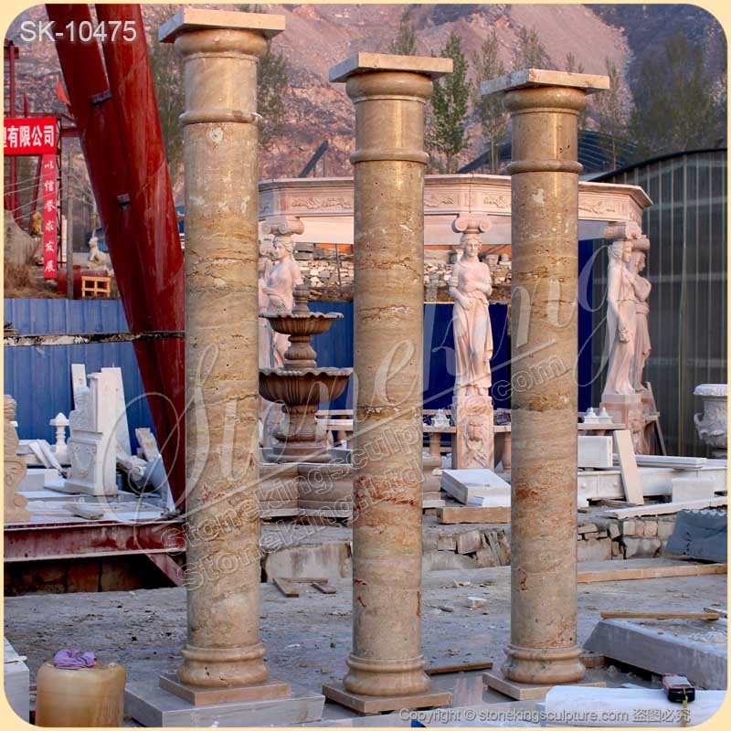 Top Quality Marble Stone Roman Tuscan Column Order for building and architecture for sale