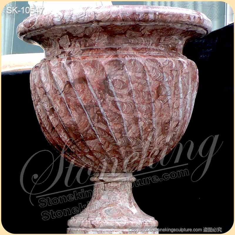 Manufacturer Top Selling Natural Marble Inexpensive Tall Outdoor Planters for sale