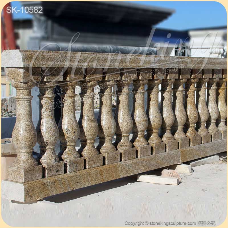 Natural Granite Stone Balustrade and Stair Railings for outdoor and balcony for sale