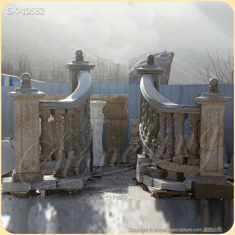 Natural Granite Stone Balustrade and Stair Railings for outdoor and balcony for sale