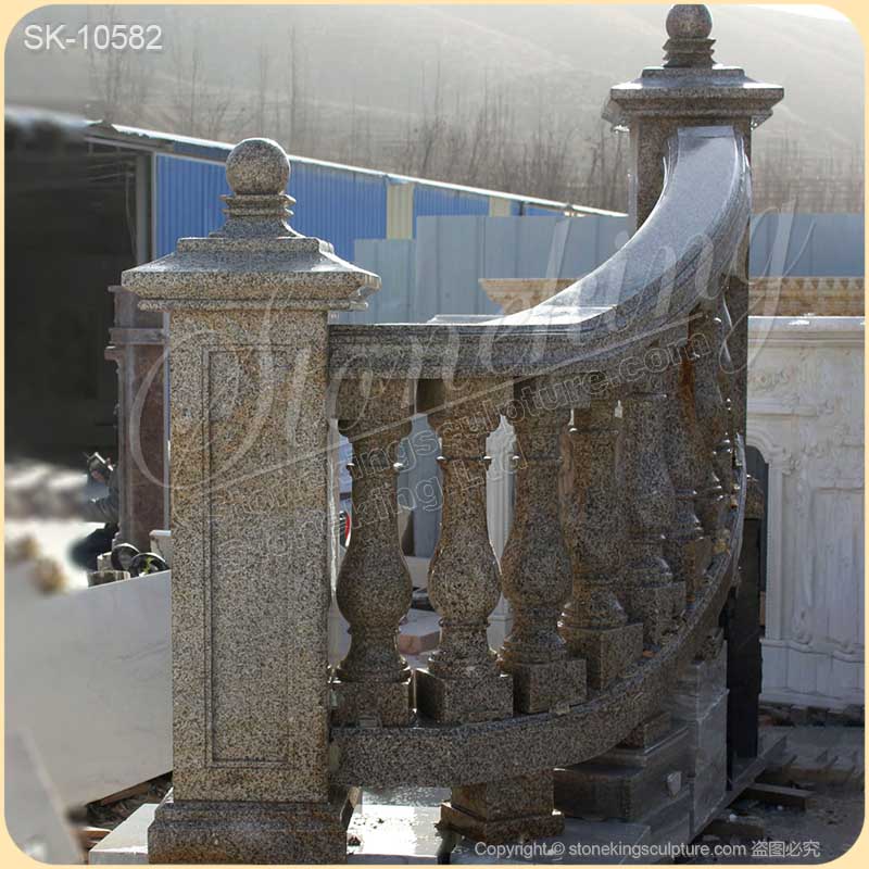 Natural Granite Stone Balustrade and Stair Railings for outdoor and balcony for sale