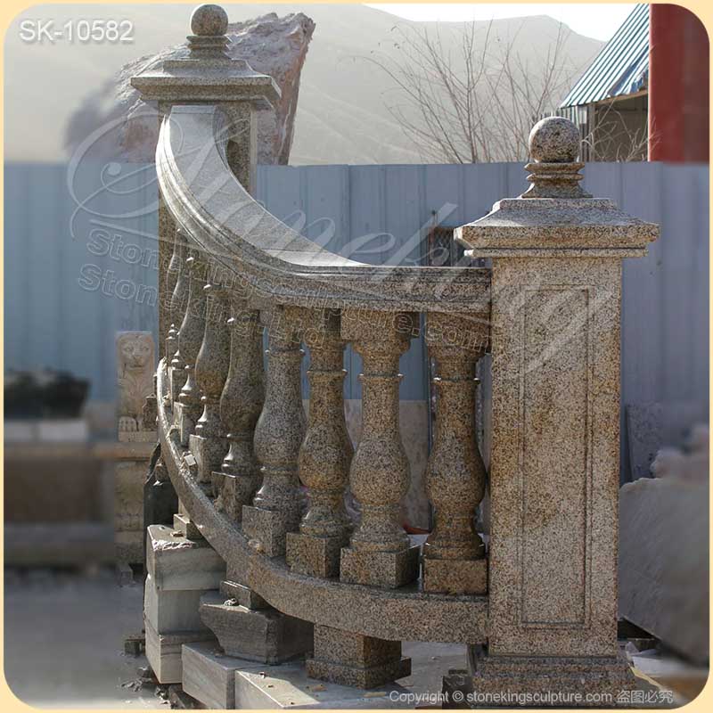 Natural Granite Stone Balustrade and Stair Railings for outdoor and balcony for sale