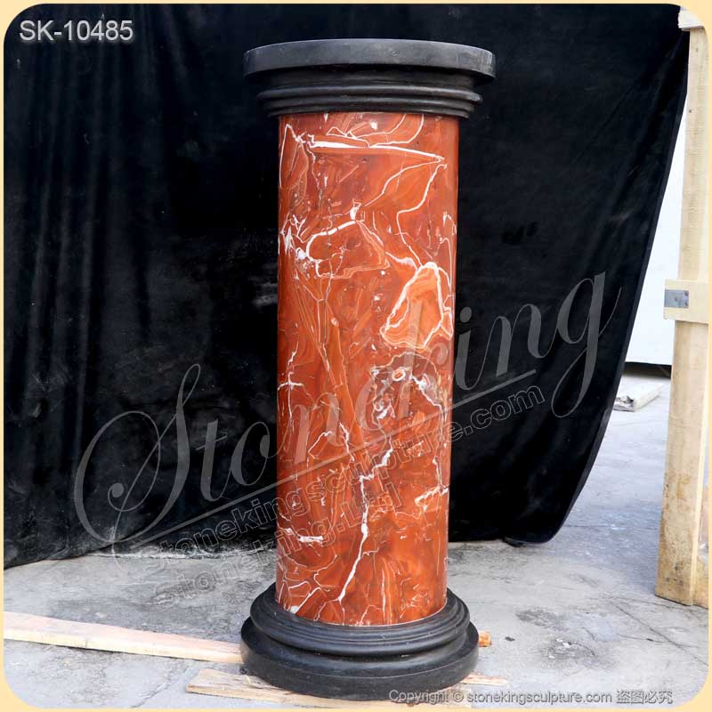 Top Quality Solid Marble Pedestal Column for Indoor and Outdoor Garden Decoration for sale