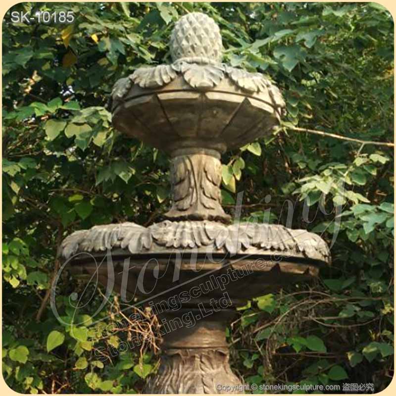 Wholesale Solid Marble 3 Tier Water Fountain for Outdoor or Indoor Decoration for sale