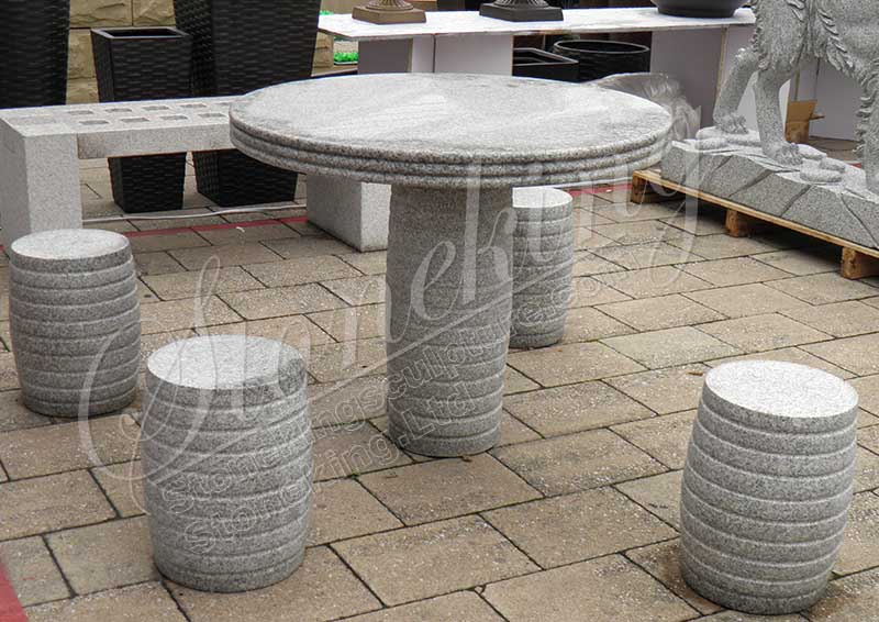 Manufacturer Large Outdoor White Marble Stone Bench for Garden Decor for sale