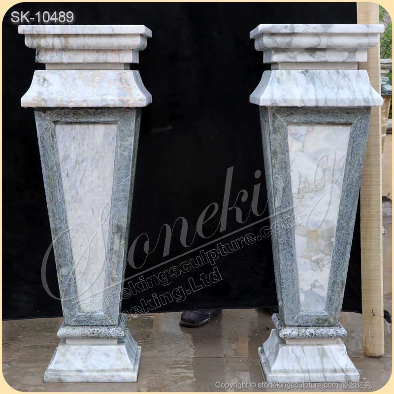 Factory Supplier High Quality Vintage Marble Pedestals for Sculpture and Statue for sale