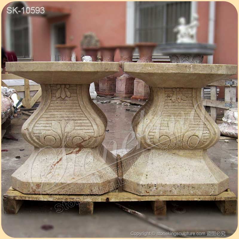 Factory Supplier High Quality Vintage Marble Pedestals for Sculpture and Statue for sale