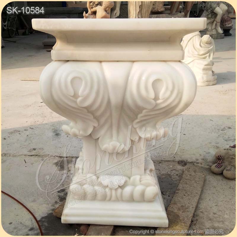 Factory Supplier High Quality Vintage Marble Pedestals for Sculpture and Statue for sale