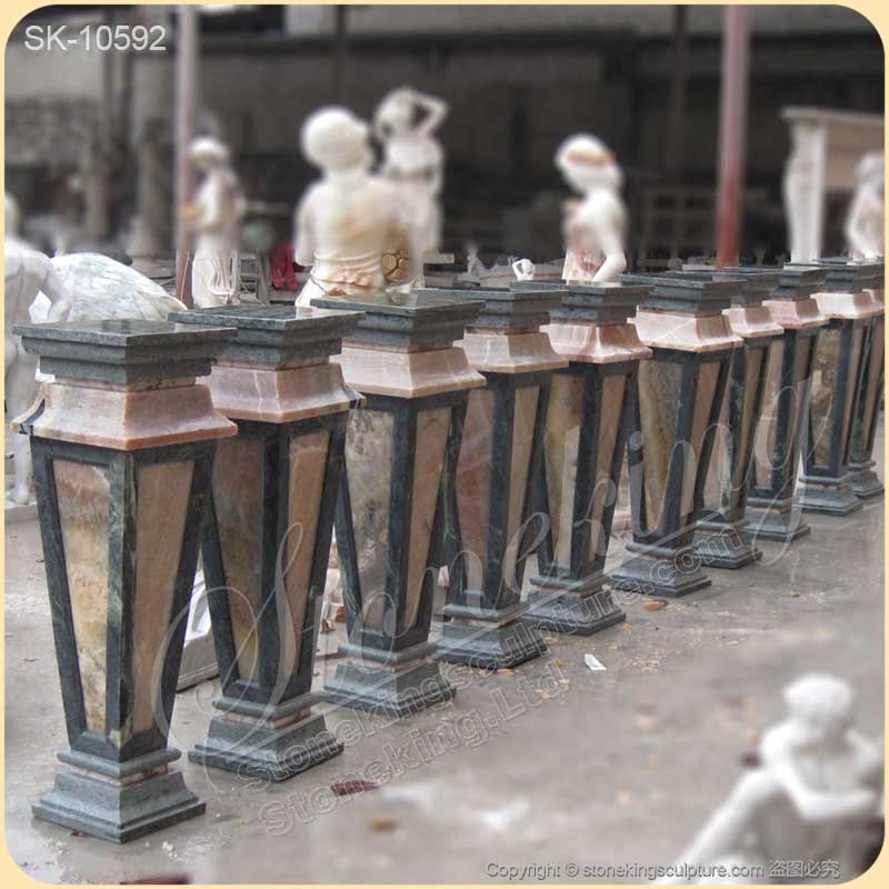 Factory Supplier High Quality Vintage Marble Pedestals for Sculpture and Statue for sale