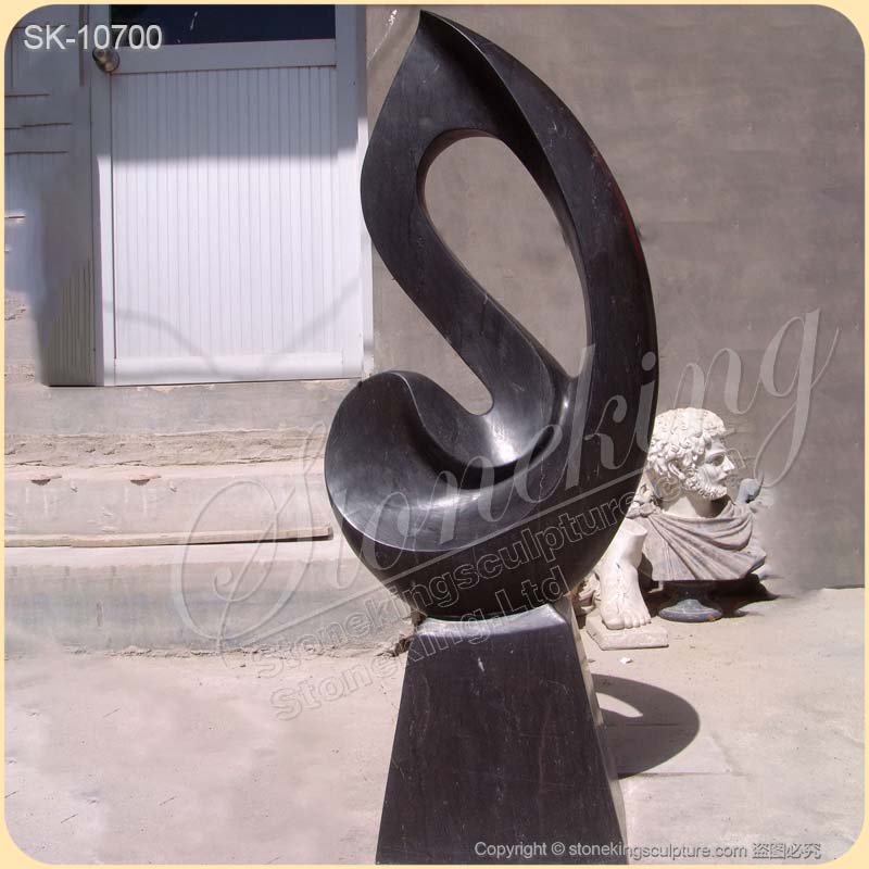 Factory Price Solid Marble Outdoor Abstract Stone Sculpture Art for Garden and Home Decor for sale