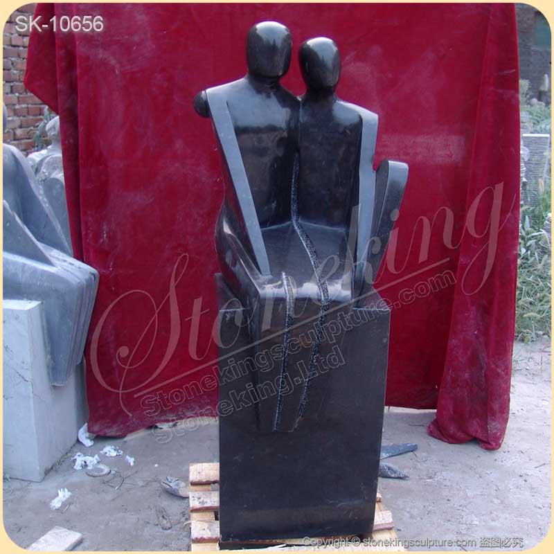 Factory Price Solid Marble Outdoor Abstract Stone Sculpture Art for Garden and Home Decor for sale