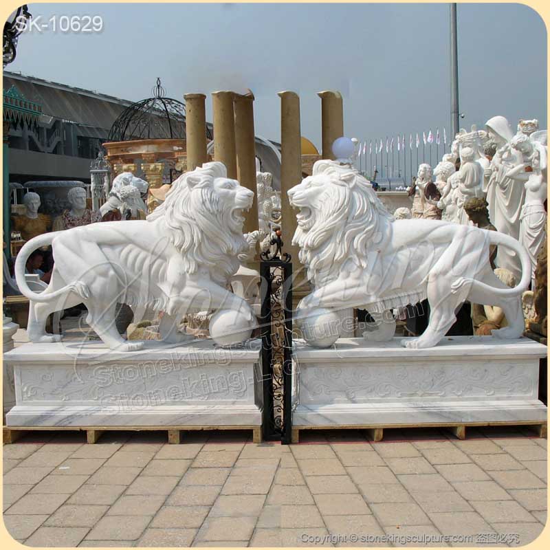 Factory Supply Outdoor Large Stone Animal Statues for Garden and Home Decor for sale