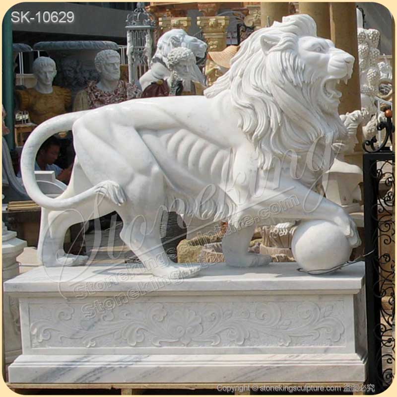 Factory Supply Outdoor Large Stone Animal Statues for Garden and Home Decor for sale