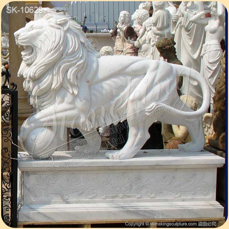 Factory Supply Outdoor Large Stone Animal Statues for Garden and Home Decor for sale