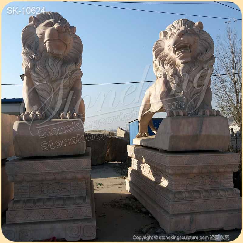 Factory Supply Outdoor Large Stone Animal Statues for Garden and Home Decor for sale