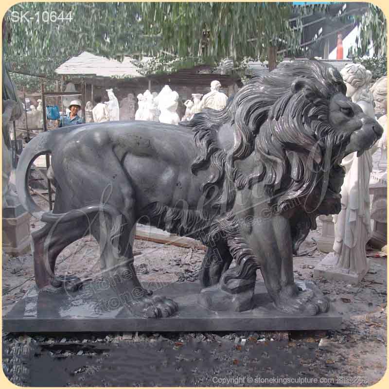 Factory Supply Outdoor Large Stone Animal Statues for Garden and Home Decor for sale