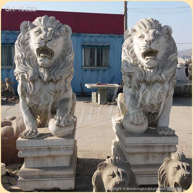 Factory Supply Outdoor Large Stone Animal Statues for Garden and Home Decor for sale