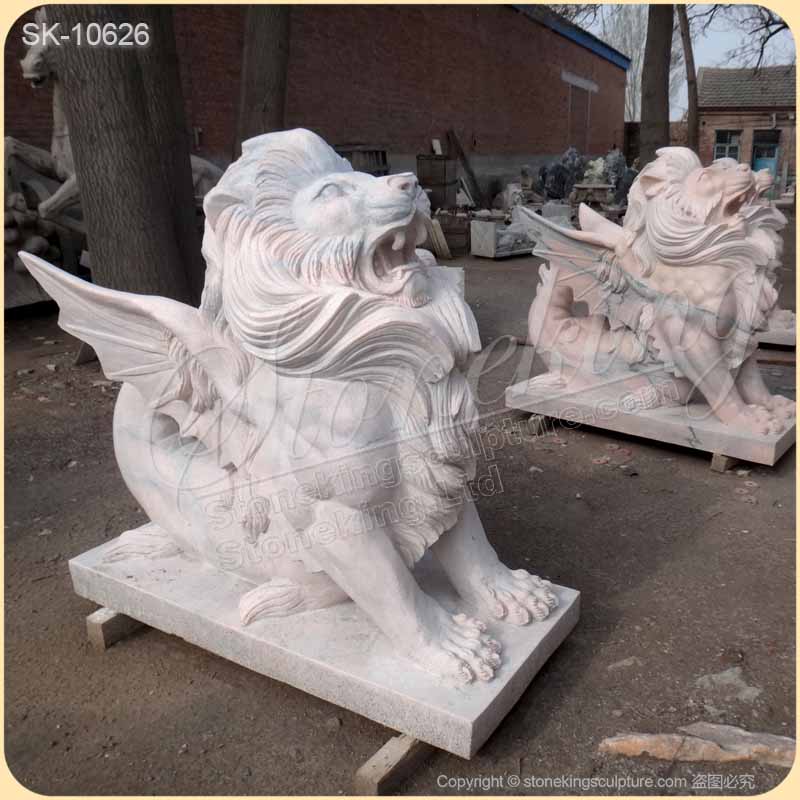 Factory Supply Outdoor Large Stone Animal Statues for Garden and Home Decor for sale