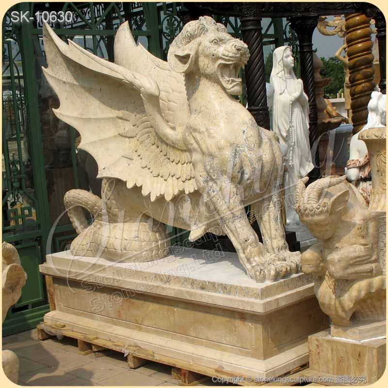 Factory Supply Outdoor Large Stone Animal Statues for Garden and Home Decor for sale