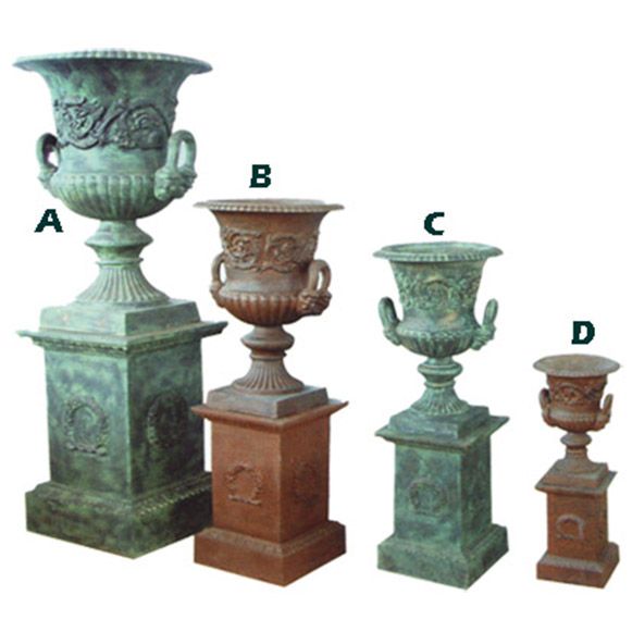 Cast Iron Garden Flower Pot Planter For Garden Home Decoration 