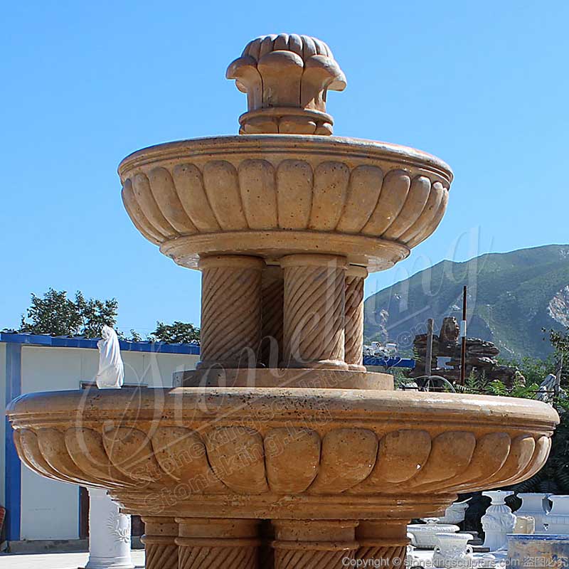 Classic Large Patio Marble Water Fountains for home decor or outdoor gardens for sale