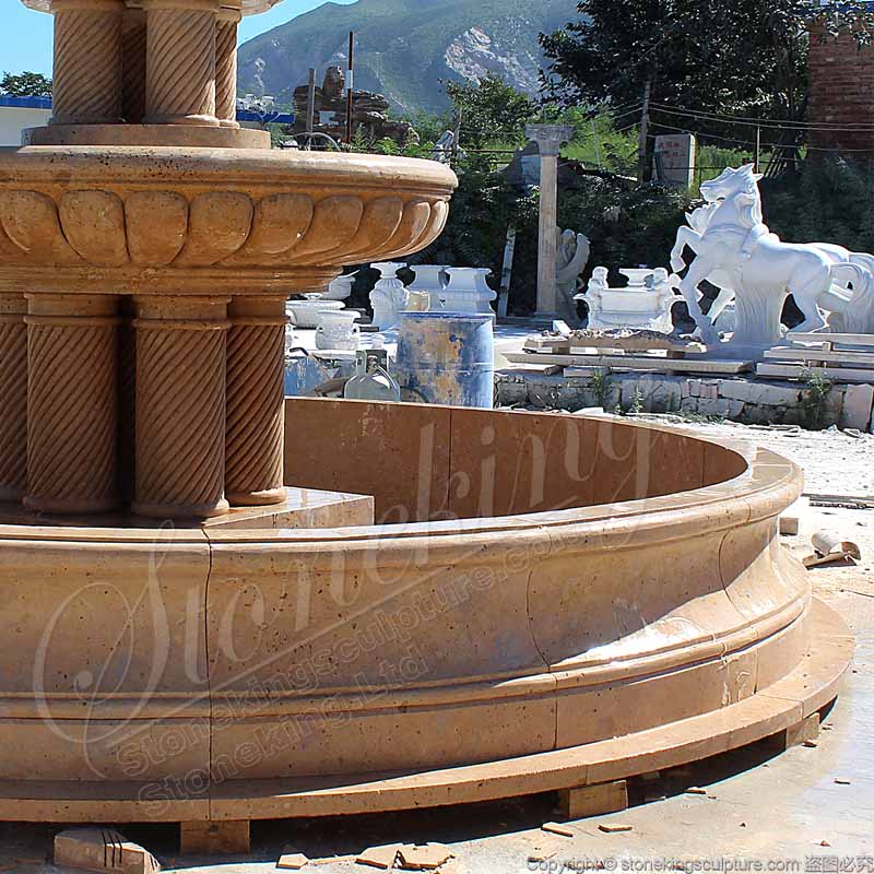 Classic Large Patio Marble Water Fountains for home decor or outdoor gardens for sale