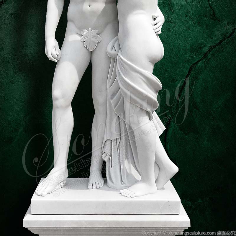 Factory Supply Classical Venus and Adonis Marble Statue for park or yard decor