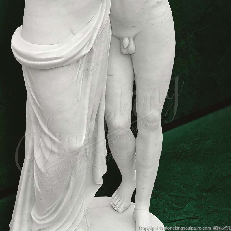 Famous Neoclassical Sculpture Standing Cupid and Psyche Marble Statue for sale