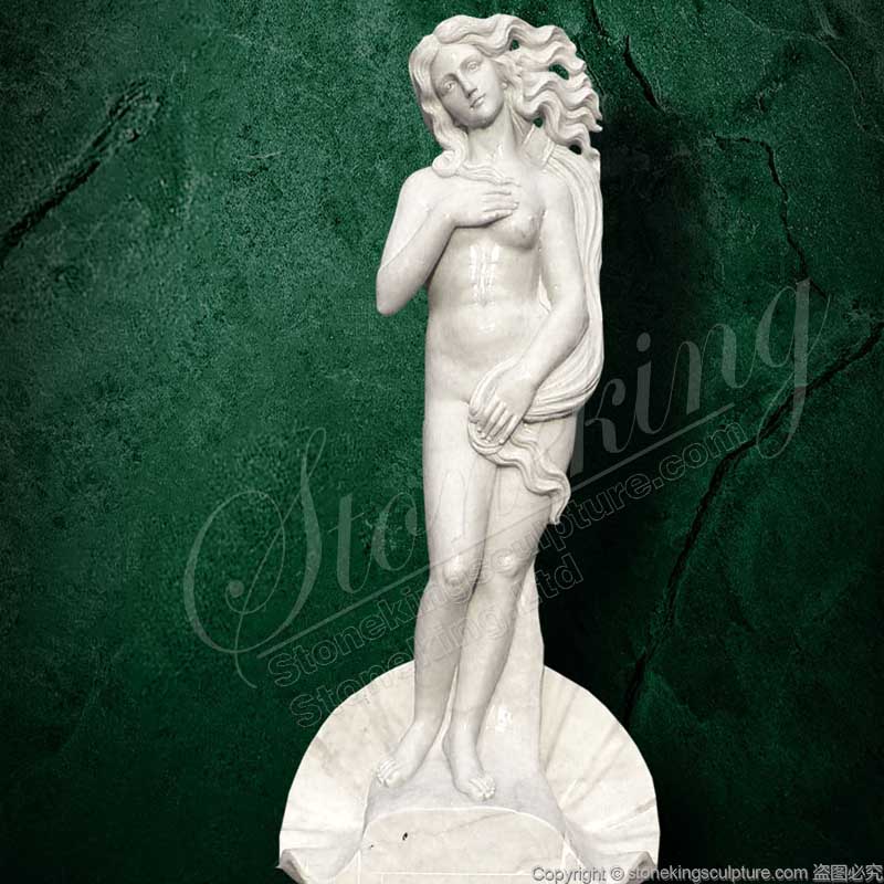 Hot Selling Birth of Venus Hand Carved White Marble Water Fountain for outdoor gardens decoration 