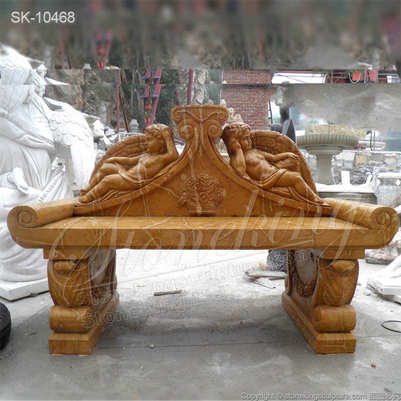 Outdoor discount marble bench