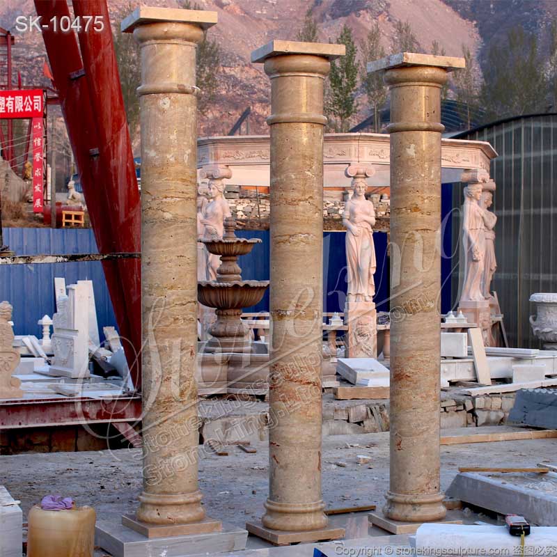 Top Quality Marble Stone Roman Tuscan Column Order for building and architecture for sale 