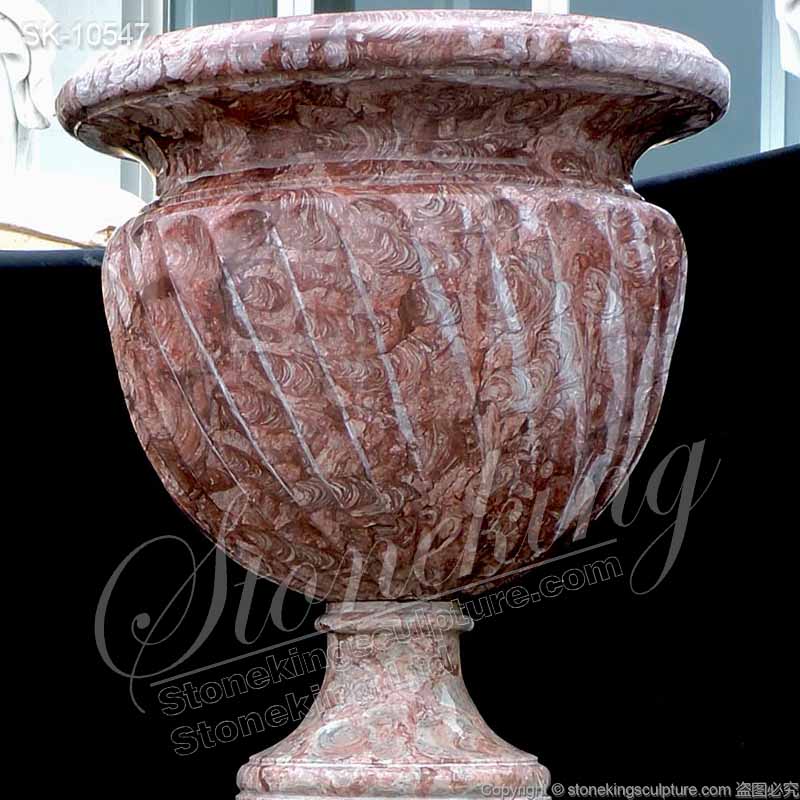 Manufacturer Top Selling Natural Marble Inexpensive Tall Outdoor Planters for sale 