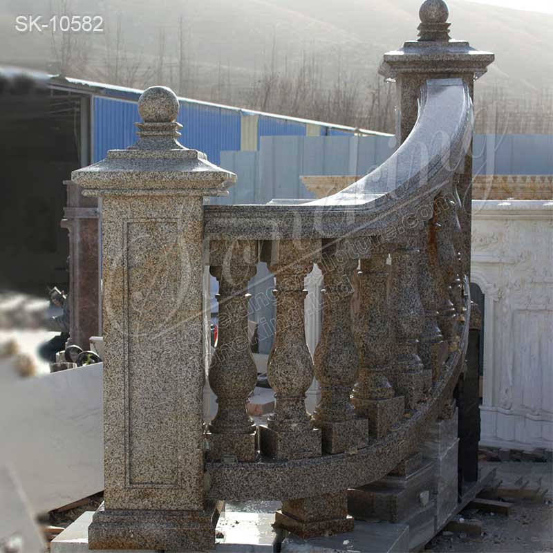 Natural Granite Stone Balustrade and Stair Railings for outdoor and balcony for sale