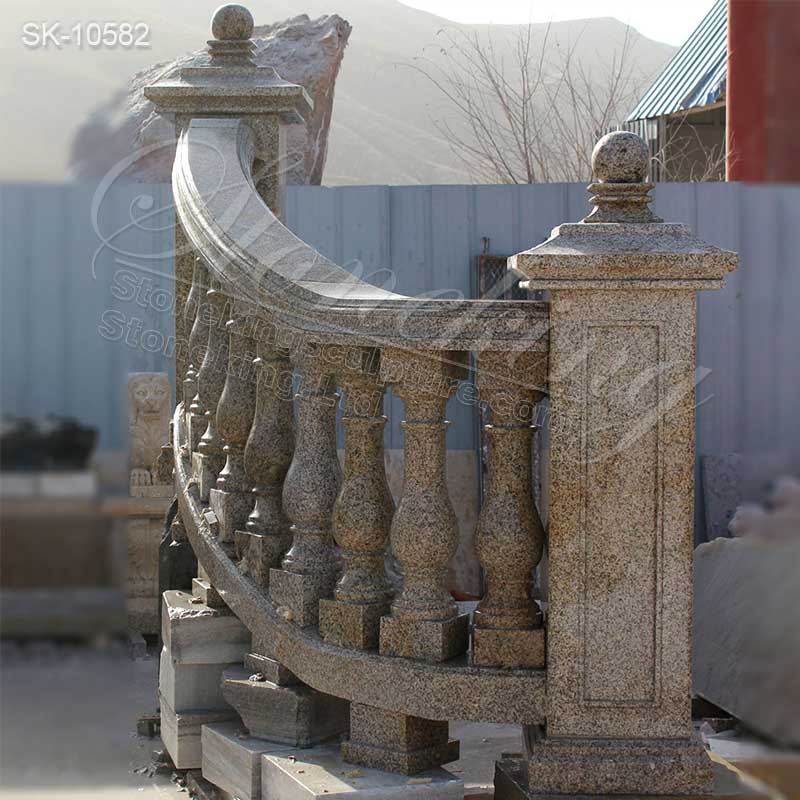 Natural Granite Stone Balustrade and Stair Railings for outdoor and balcony for sale