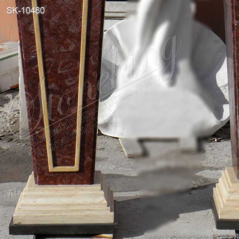 Manufacturer Solid Marble Pedestal Stand for Sculpture or Plant for sale 