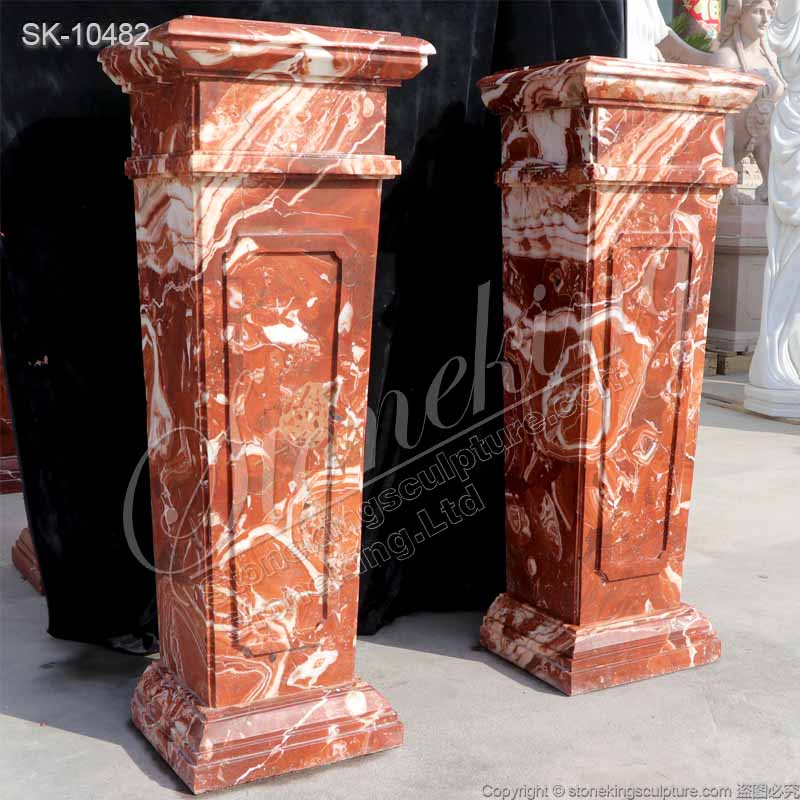 Factory Price Antique Marble Pedestal Stand for Statues and Sculptures for sale 