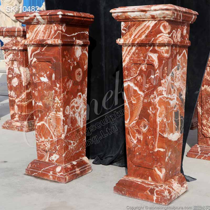 Factory Price Antique Marble Pedestal Stand for Statues and Sculptures for sale 