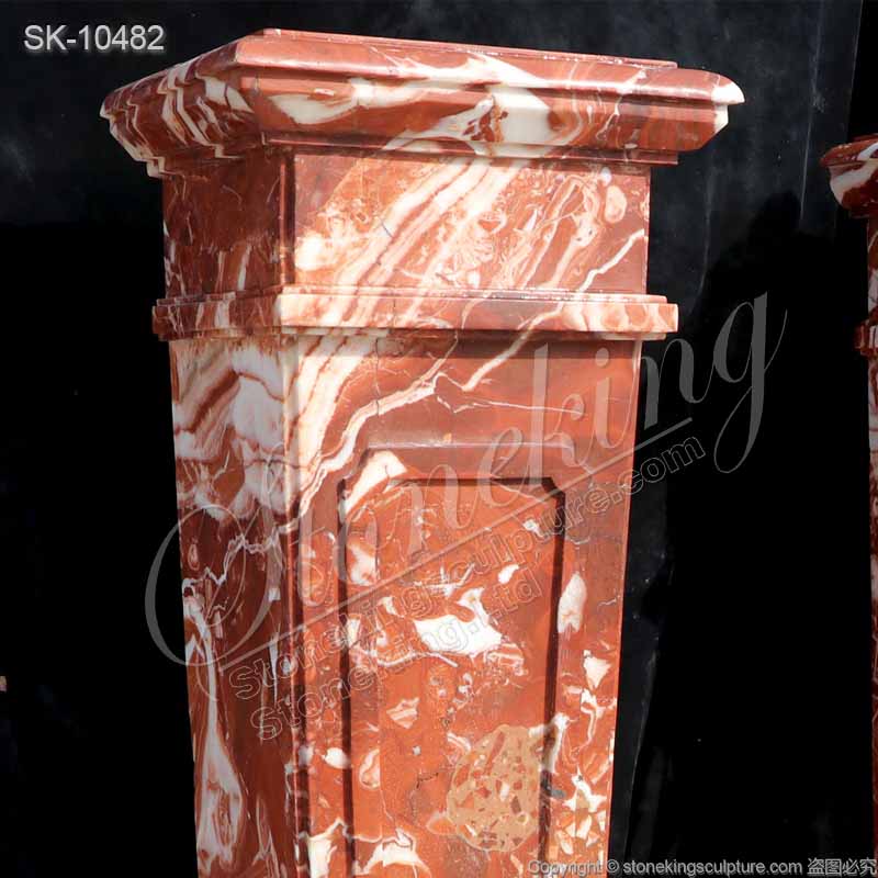 Factory Price Antique Marble Pedestal Stand for Statues and Sculptures for sale 