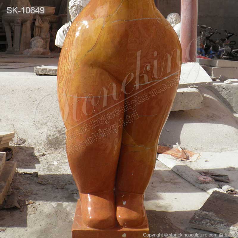 Manufacturer Hand Carved Marble Abstract Woman Sculpture for Garden and Home Decor for sale 