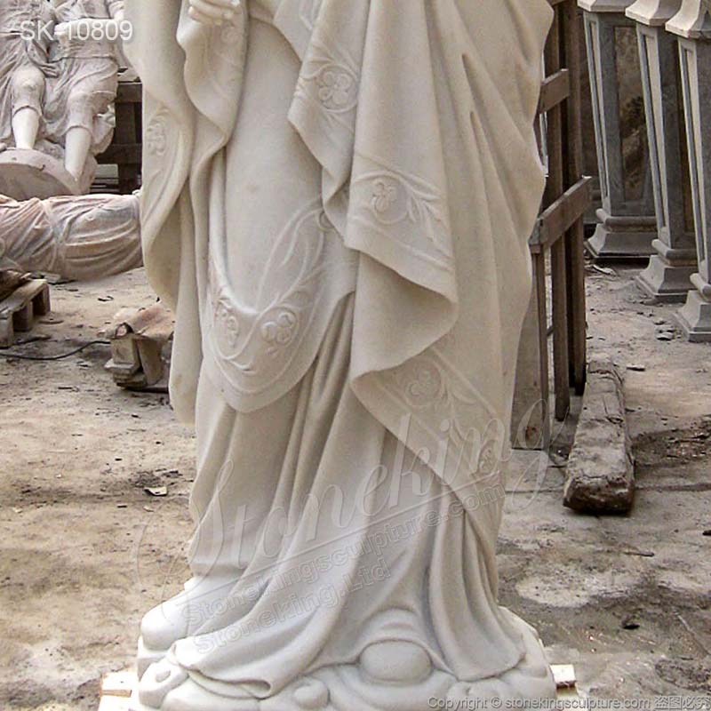 Outdoor Life Size Mother Mary Holding Baby Jesus Statue for Garden and Home Decor for sale 