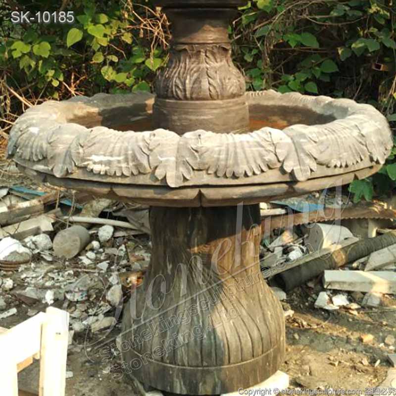 Wholesale Solid Marble 3 Tier Water Fountain for Outdoor or Indoor Decoration for sale