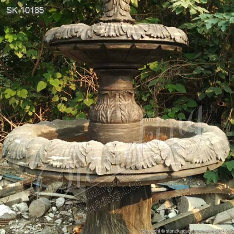 Wholesale Solid Marble 3 Tier Water Fountain for Outdoor or Indoor Decoration for sale