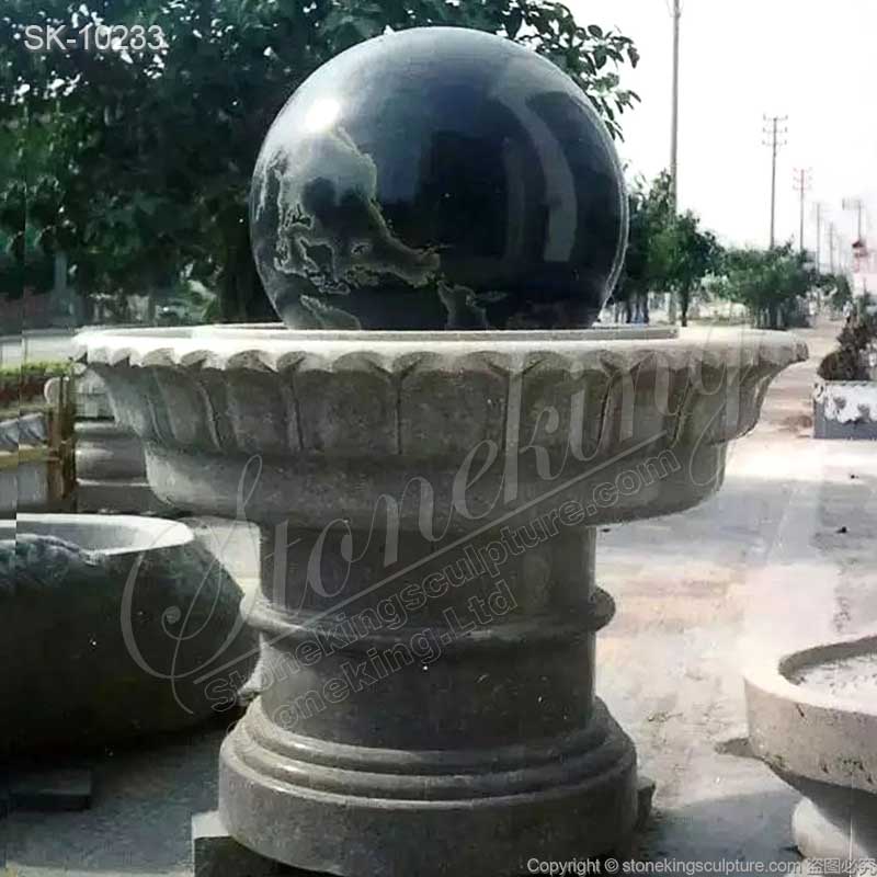 Wholesale Solid Granite Outdoor Globe Water Fountain for Garden and Home Decor for sale