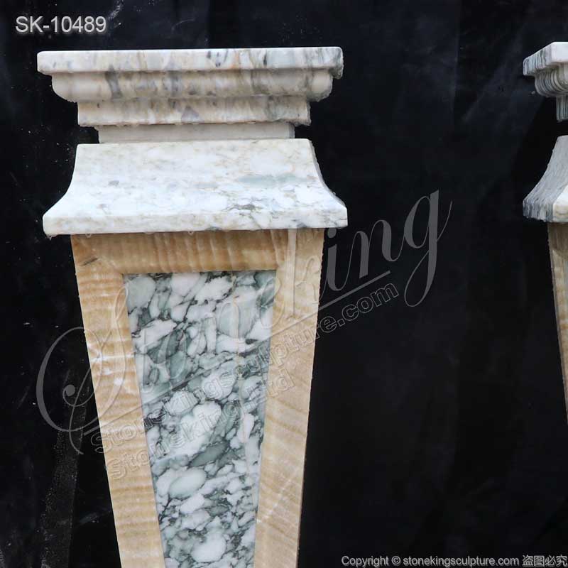 Factory Supplier High Quality Vintage Marble Pedestals for Sculpture and Statue for sale 