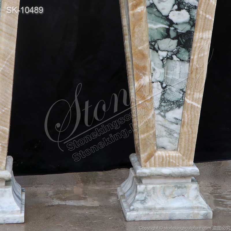 Factory Supplier High Quality Vintage Marble Pedestals for Sculpture and Statue for sale 