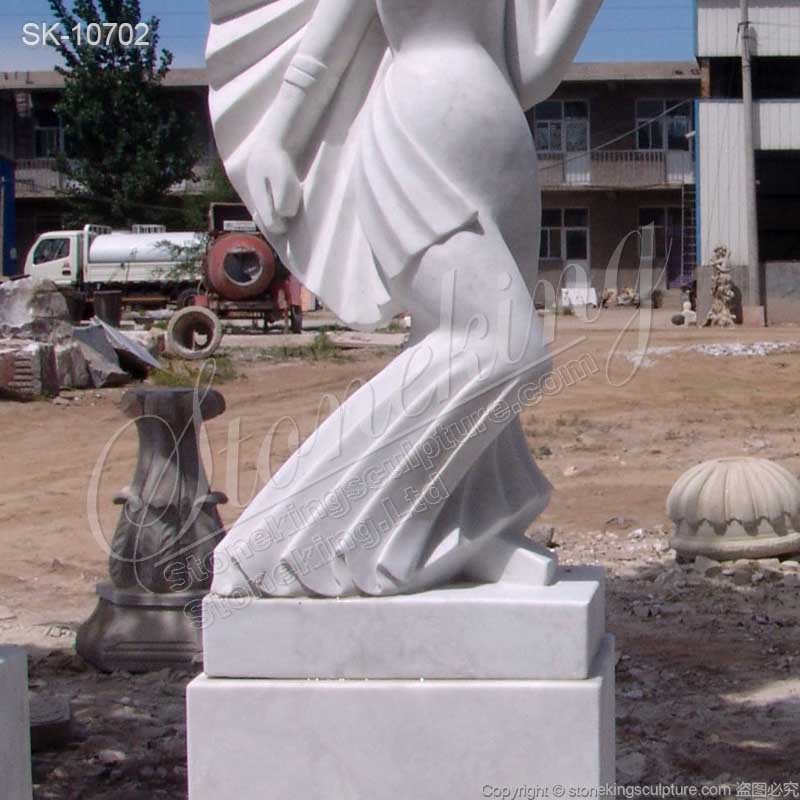 Factory Price Solid Marble Outdoor Abstract Stone Sculpture Art for Garden and Home Decor for sale